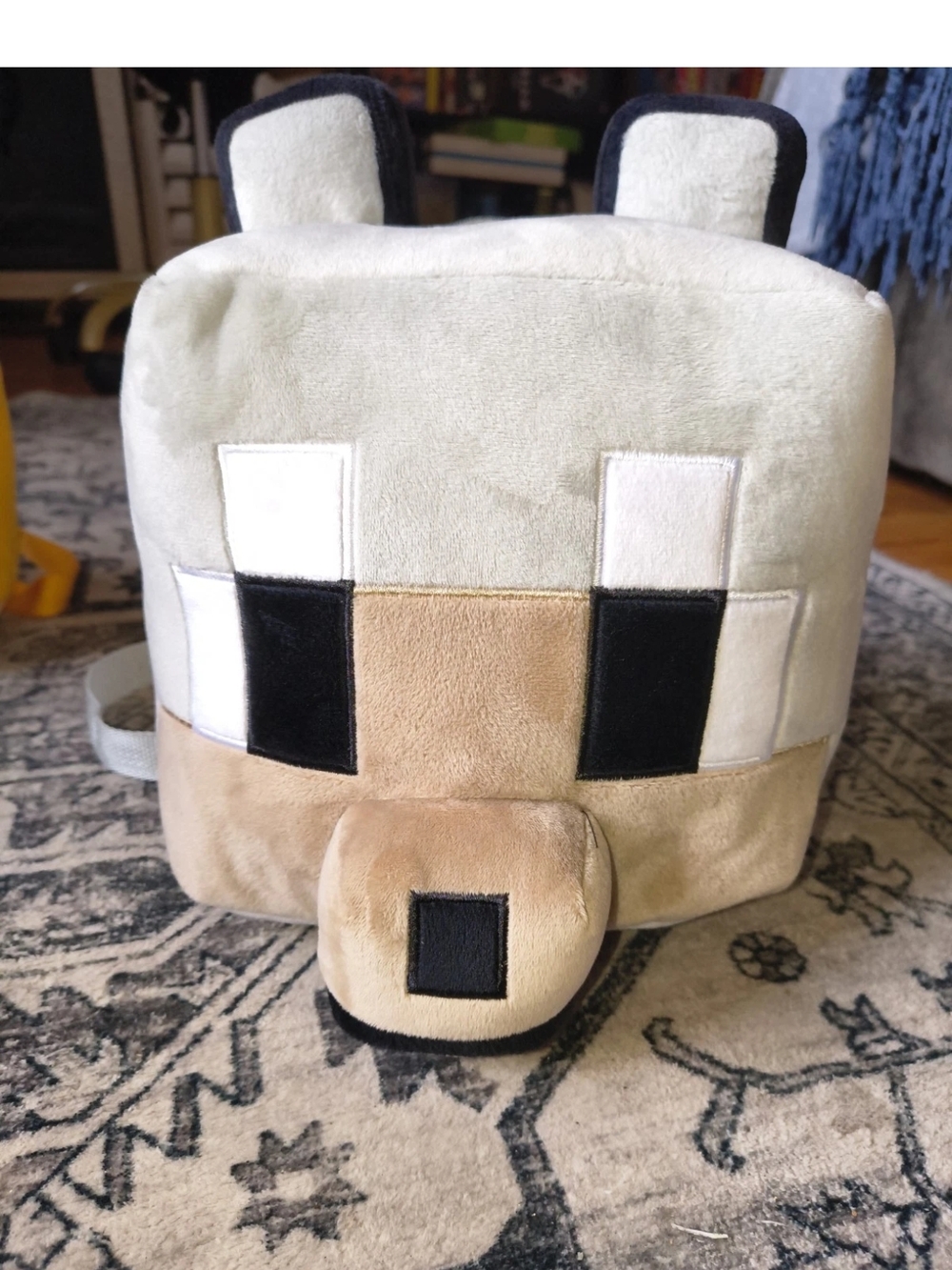 Minecraft Wolf Plush Backpack